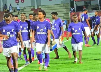 la Ligue 1 disputée le week-end et lundi derniers est incontestablement la défaite du leader, l’As Denguélé, face aux militaires de la Soa