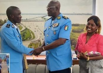 e sergent stagiaire de police Koffi Kouassi Arnold Miguel a demandé sa fiancée en mariage