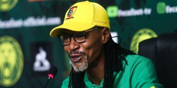 le sélectionneur adjoint de Rigobert Song, Sébastien Migne assure en conférence de presse que la sélection camerounaise n’est pas venue en touriste