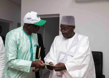 Tiémoko Meyliet Koné rend visite au clergé de Katiola