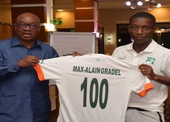 Le président de la FIF et Max Grade