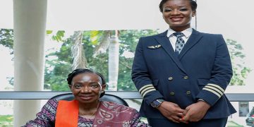 Aya Gertrude Konan est la première femme ivoirienne formée par Air Côte d'Ivoire