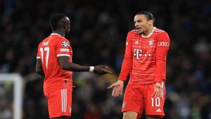 Sadio Mané a frappé Leroy Sané