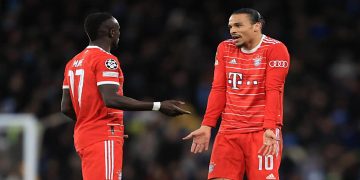 Sadio Mané a frappé Leroy Sané