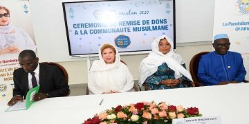 Dominique Ouattara aux côtés des musulmans