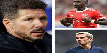 Diego Simeone, Sadio Mané et Antoine Griezmann