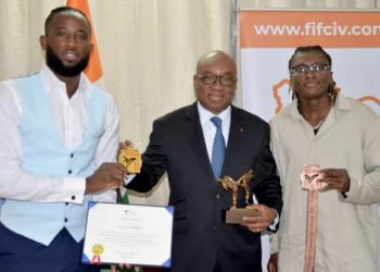 Idriss Diallo à reçu Ruth Gbagbi et Cissé Cheick