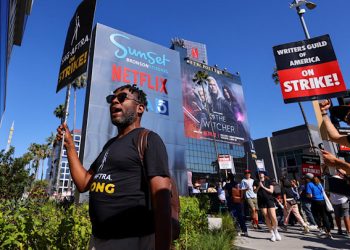 Les acteurs en grève contre les sociétés de cinéma et de télévision