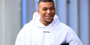 Le footballeur français Kylian Mbappé