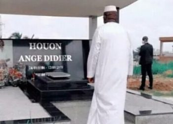 Hamed Bakayoko se rendait sur la tombe de DJ Arafat