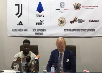 La Juventus a officiellement dévoilé vendredi 27 octobre 2023 son académie au Ghana