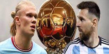 Erling Haaland et Lionel Messi