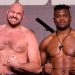 Francis Ngannou et Tyson Fury
