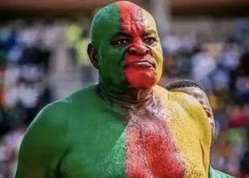 Les supporters des Lions indomptables du Cameroun