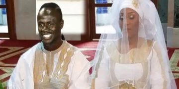 Sadio Mané célèbre son mariage