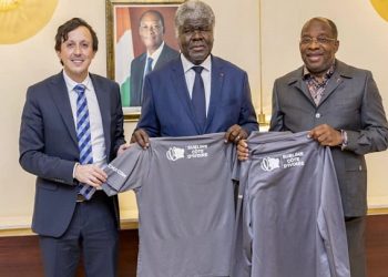 Le président de l’Olympique de Marseille et Beugré Mambé