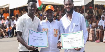 Adama Bictogo honore Franck Kessié et Oumar Diakité