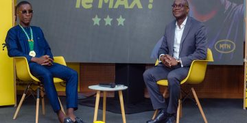 Max-Alain Gradel, ambassadeur de MTN Côte d’Ivoire a rencontré Djibril Ouattara