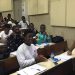 Diawara Adama a dispensé un cours Magistral de Mécanique du Point avec les étudiants de la première année de Physique-Chimie