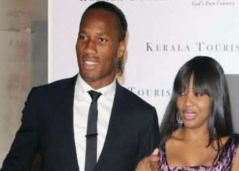 Drogba et Lalla Diakité