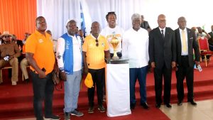 le trophée de la Coupe d’Afrique des Nations (CAN) 2023 remportée par les Eléphants a été accueilli en grande pompe à Songon