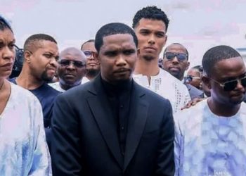 Samuel Eto’o aux funérailles de son père David Eto’o