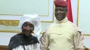 diva Aïcha Koné reçue par le Capitaine Ibrahim Traoré