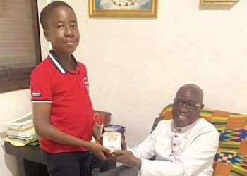 Krecoum Loevan invité chez le Cardinal