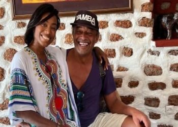 Le célèbre chanteur Yannick Noah et sa compagne Malika