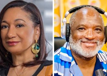 Françoise Remarck félicite Serge Bilé