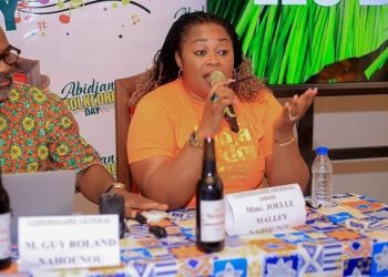 Joëlle Mallet Nahounou et Guy Roland Nahounou