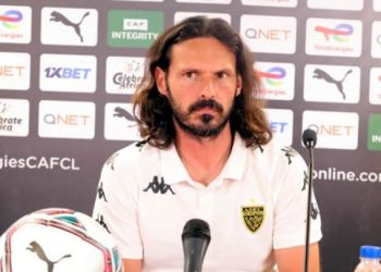 Julien Chevalier, entraîneur de l'Asec Mimosas