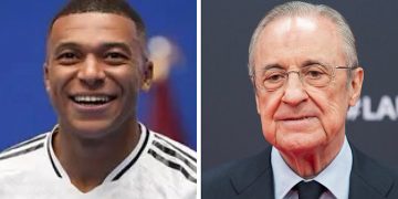 Mbappé et Florentino Pérez