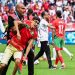 Des supporters marocains envahissent l’air de jeux