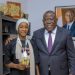 Le ministre gouverneur du District Autonome d’Abidjan Ibrahim Cissé Bacongo reçoit Mississira Ouattara, championne d’Afrique de judo