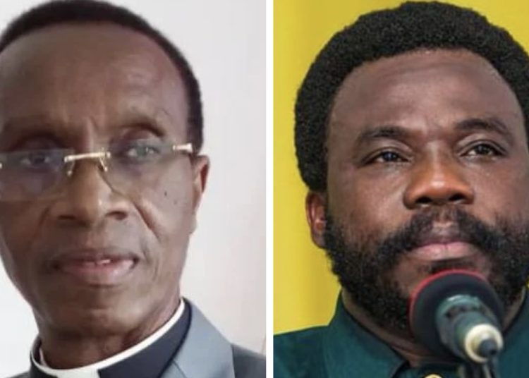 Le Père Abekan et Gedeon de la Tchetchou