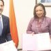 La ministre de la Culture et de la Francophonie, Françoise Remarck, et le nouvel ambassadeur suisse en Côte d’Ivoire, Dominique Favre, ont signé un accord de coopération majeur concernant l’importation
