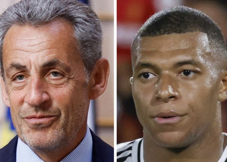 Nicolas Sarkozy et Kylian Mbappé