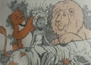 La jeune fille et la lionne
