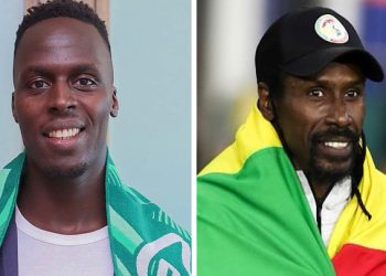 Edouard Mendy et Aliou Cissé