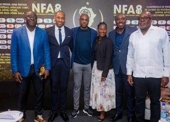 conférence de presse tenue à la salle La Lagune de l’Ivoire Trade Center à Abidjan