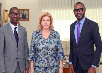 André Silver Konan, PCA de Fondation, par ailleurs, patron de presse a été reçu par la Première Dame, Dominique Ouattara