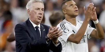 Ancelotti et Mbappé