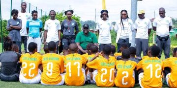 Les sélections U15 garçons et filles de Côte d’Ivoire