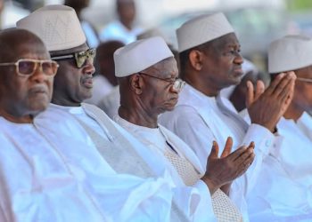 la cérémonie de sacrifices du 7e jour du rappel à Dieu du Président de l'AS Denguele, Koné Abdoulaye