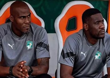 Emerse Faé et Guy Demel