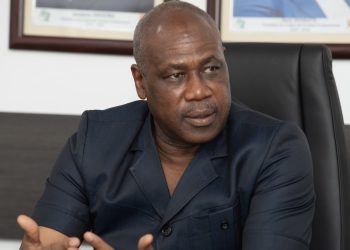 Salif Bictogo, président de la Ligue de Football Professionnel (LFP), s’est adressé à la presse au siège de la Fédération Ivoirienne de Football (FIF)