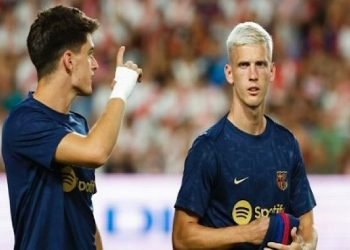 Dani Olmo et Pau Víctor