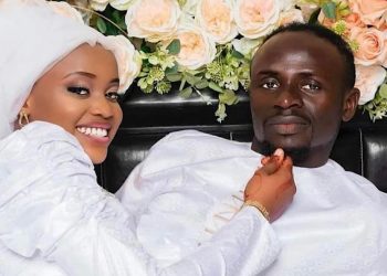 Sadio Mané et son épouse