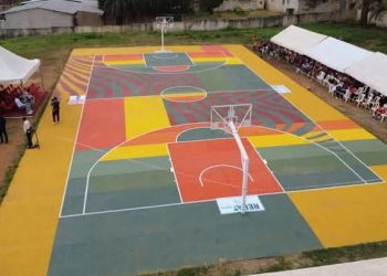 aire de jeu de Basketball